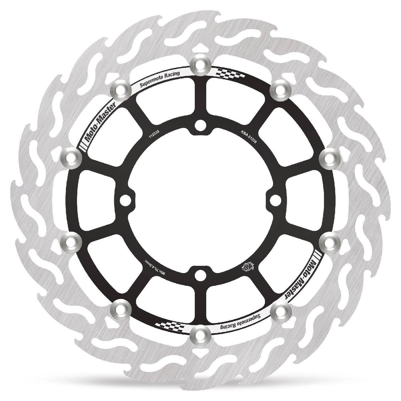 Moto-Master Flame Series Rotor For Kawasaki KX 250 2006-2024 Black 112235