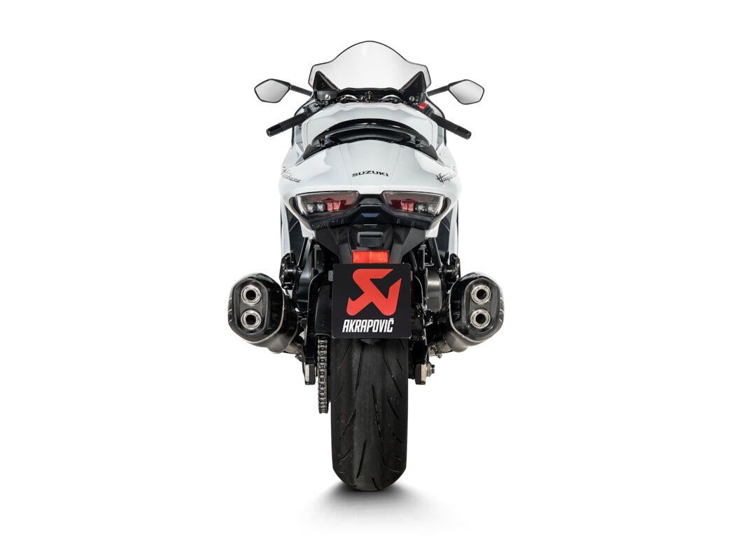 AKRAPOVIC Slip-On Line Muffler STREET TITANIUM/CARBO for SUZUKI GSX 1300 R ABS 21-26 S-S13SO4-HRAATBL/1