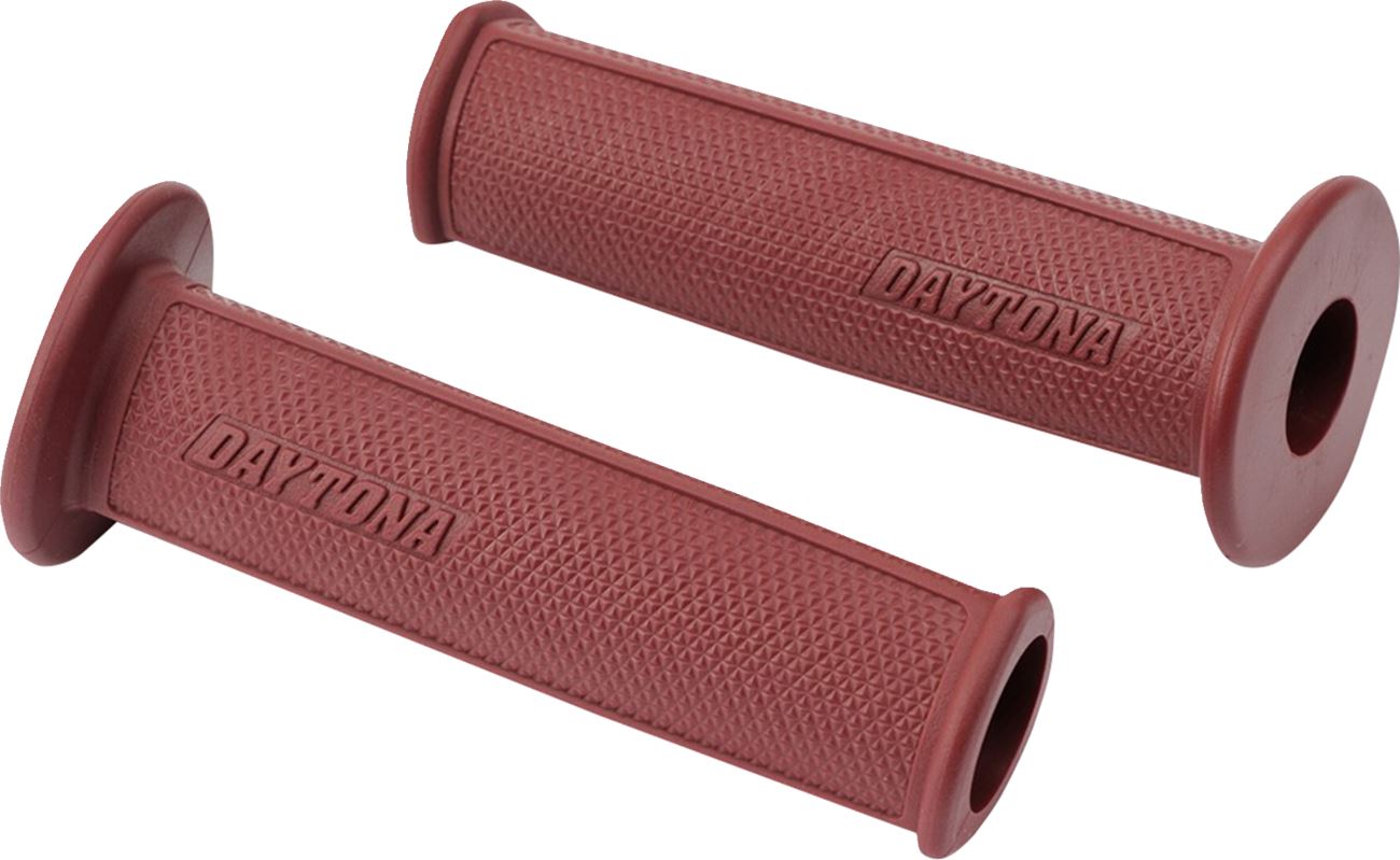 Daytona GRIPPYGRIP GGD-Delta Grips Red Pair 7/8 Handlebar Open Ends 88567