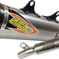 Pro Circuit Ti-6 Pro Titanium Exhaust System With Carbon End Caps To Fit Husqvarna FC450 KTM SX-F450