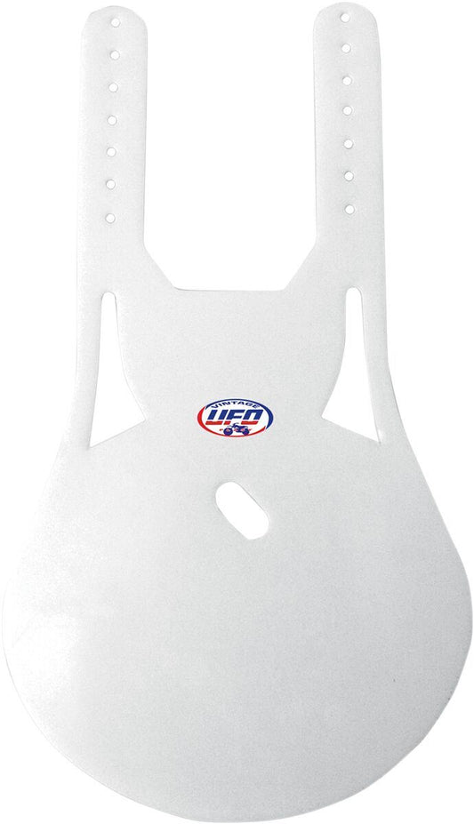 UFO VINTAGE UNI FRONT OVAL PLATE (76-83) WHITE ME08047W
