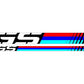 PUIG GS Rim Strips Black for BMW R1200 GS Adventure 14-18 20151N