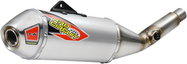 Pro Circuit T-6 Slip-On Silencer For Kawasaki KX 450 2019-2022 Each 0121945A