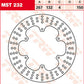 Trw Round Fixed Brake Rotor 250-299mm For Yamaha XT 600 E 1984-1994 Steel MST232