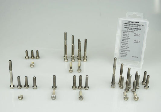 Scar Racing Engine Bolts For Honda CRF 250 R 2022-2024 Titanium STIMENGCRF250B