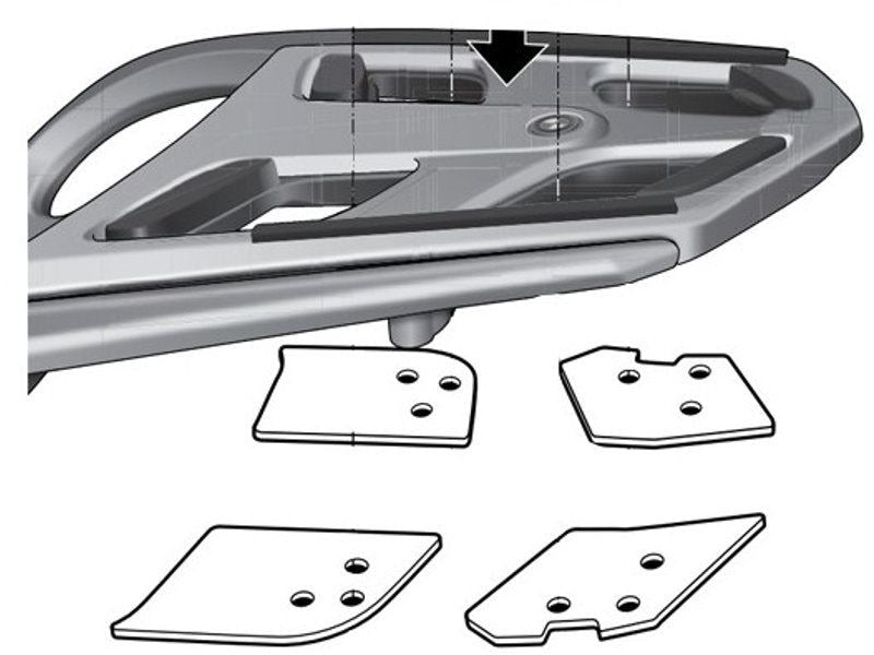 SHAD Top Box Fitting Kit to fit BMW K1600 GT 2012-2025