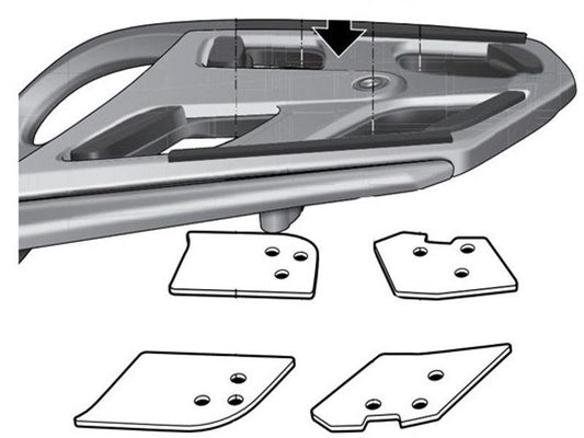 SHAD Top Box Fitting Kit to fit BMW K1600 GT 2012-2025