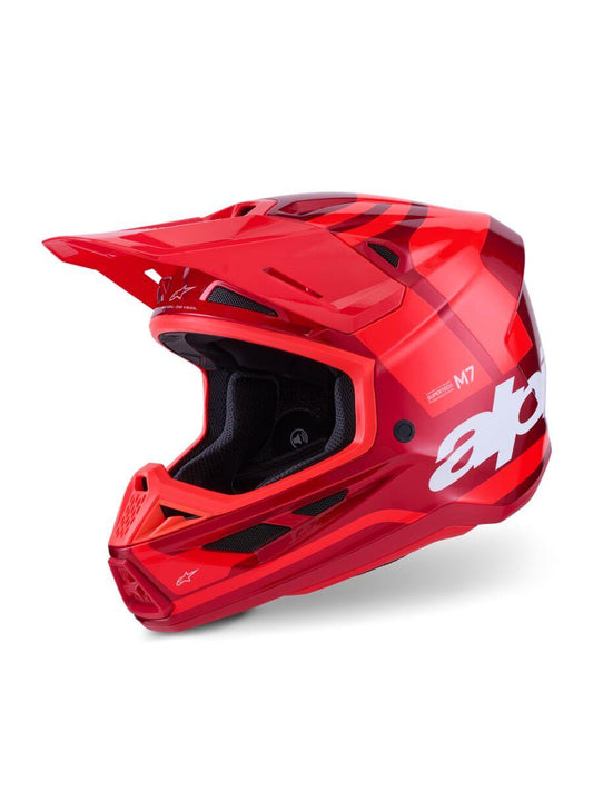 ALPINESTARS SM7 Core Helmet RED-GLO 2025 Model