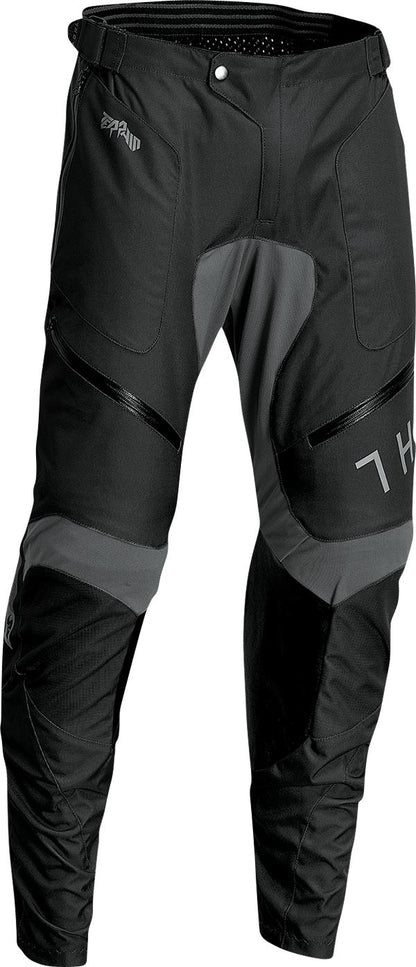 THOR Terrain In-the-Boot MX Motorcross Pants Black 2023 Model