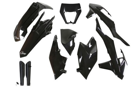 UFO Bodykit For KTM Exc200 17-19 Black KTKIT523-001
