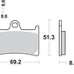 Sbs HS Street Excel Sintered Front Brake Pads For Yamaha YZF-R6 600 89-26 634HS