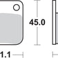 Sbs SI Offroad Sintered Brake Pads For Yamaha YFM 450 FX 4X4 1981-2025 536SI