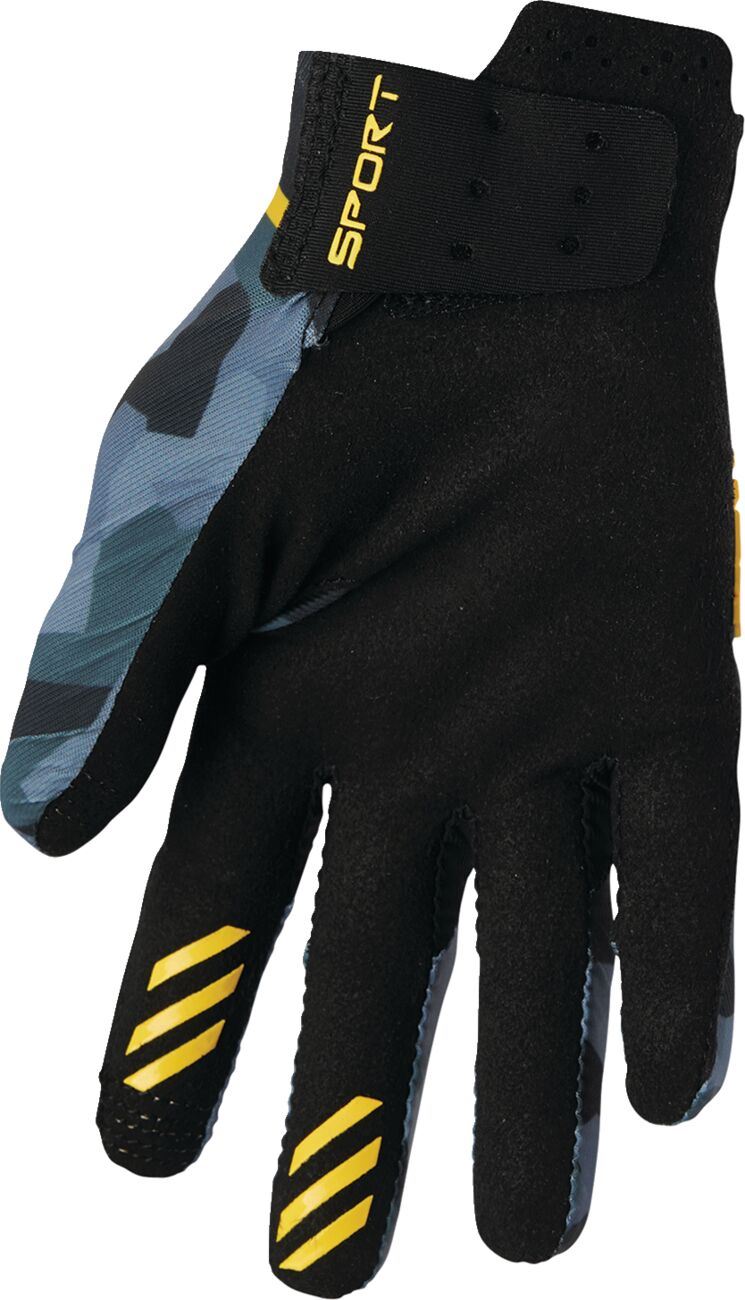 THOR Women's SPORTMODE Shadow MX Gloves BLACK 2025 Model