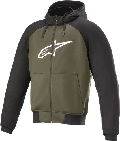 Alpinestars Chrome Hoodie Green White Grey