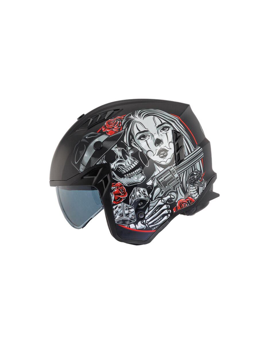 PREMIER HELMETS Subverter Motorcycle Helmet DB 9 Grey