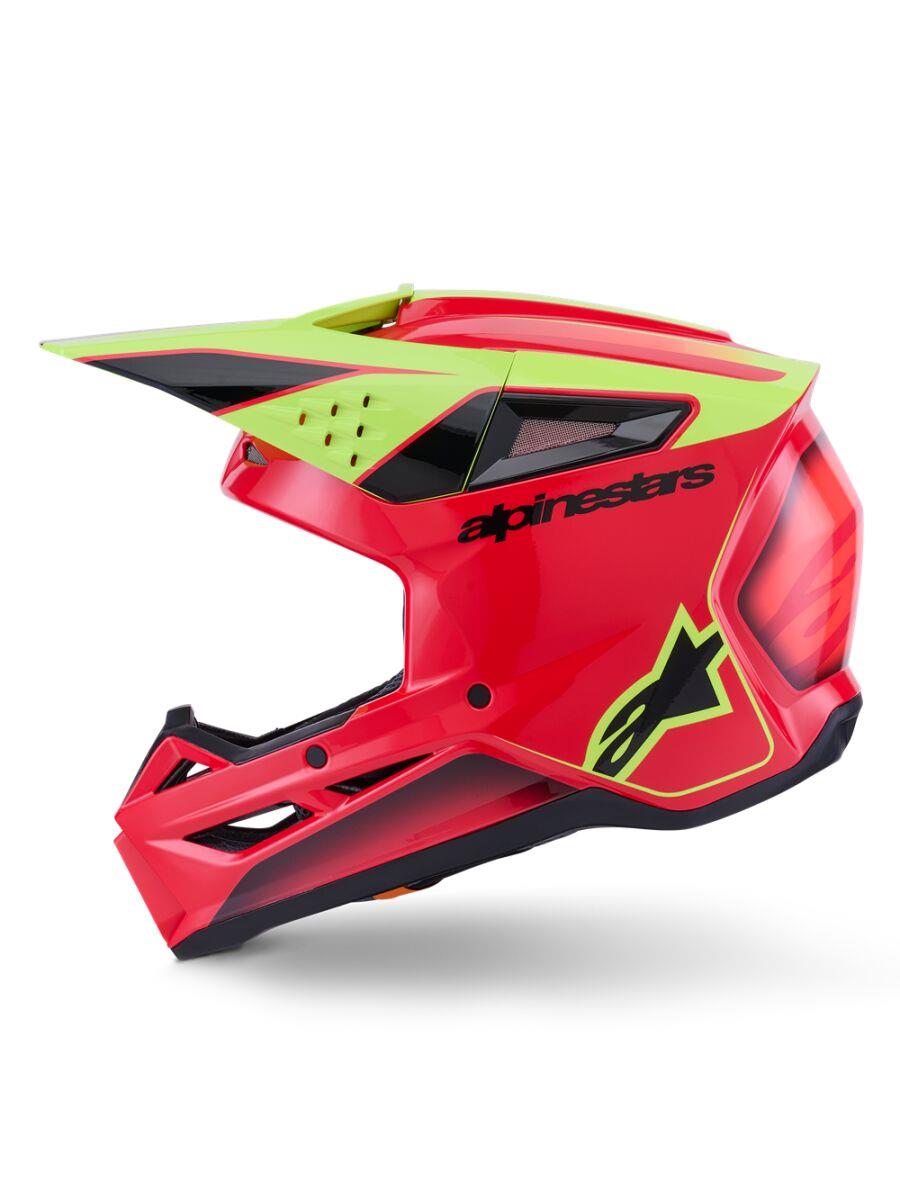 ALPINESTARS SM3 Fray Helmet RED/YL/BLK 2025 Model