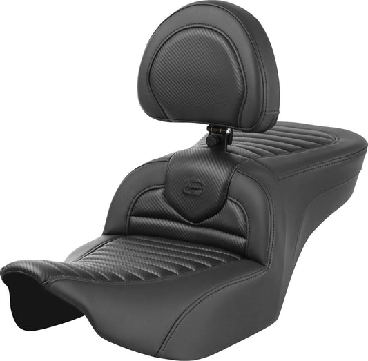 Saddlemen Roadsofa Seat With Backrest For HD FLTRXSE 1977 23-24 823-07-204B0