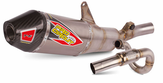 Pro Circuit Exhaust T-6 Ss /Ti/Cf For Honda CRF 250 R 0112425h