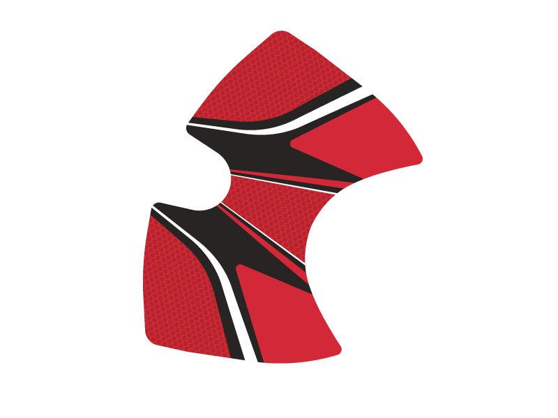 PUIG Radikal Yoke Protector Red for Suzuki Katana GSX-S1000 19-25 3650R