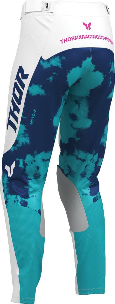 THOR Women's Launchmode Bleach Pants White/Blue