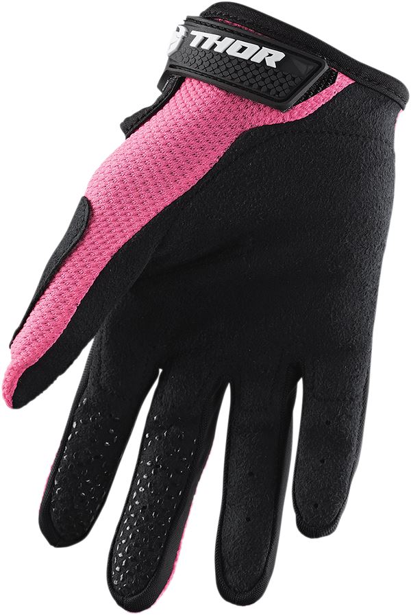 THOR Women's Sector MX Motorcross Gloves Pink 2023 Model