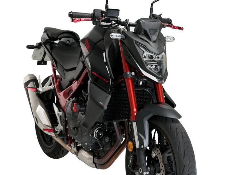 PUIG Naked Downforce Spoilers Matt Black for Honda CB750 Hornet 23-24 21533J
