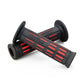 Daytona Grippy Grip GGD-Tapered-SP Grips 22.2mm Open End Black/Red Pair 25162
