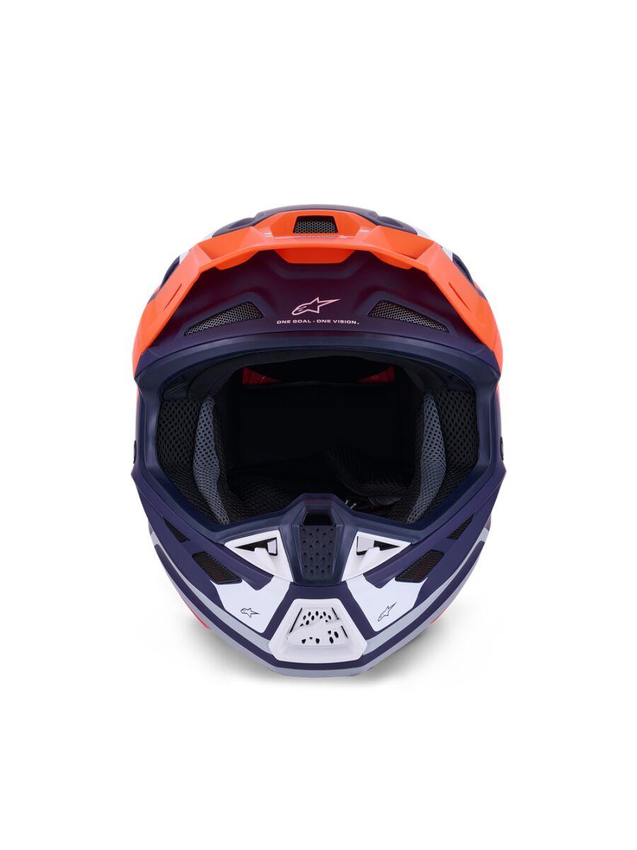 ALPINESTARS SM7 Core Helmet ORAN/BLUE 2025 Model
