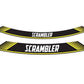 Puig Wheel Rim Stickers Yellow 024NW