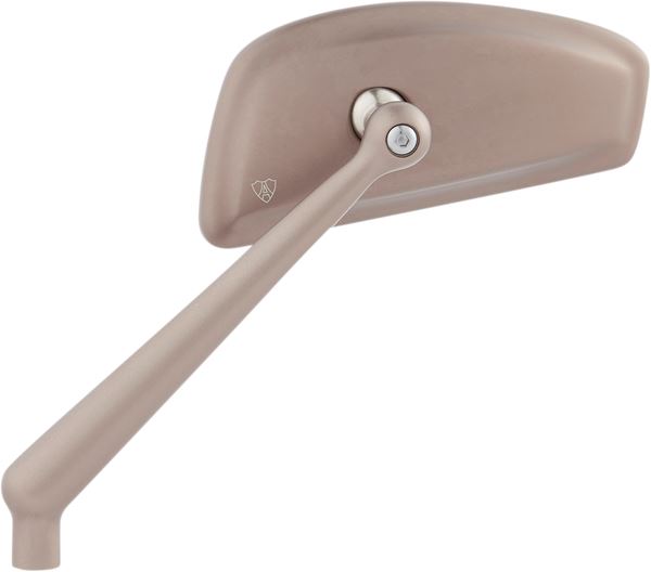Arlen Ness Tearchop Mirror Anodized Titanium Stainless Steel Screw-In Left 510-016