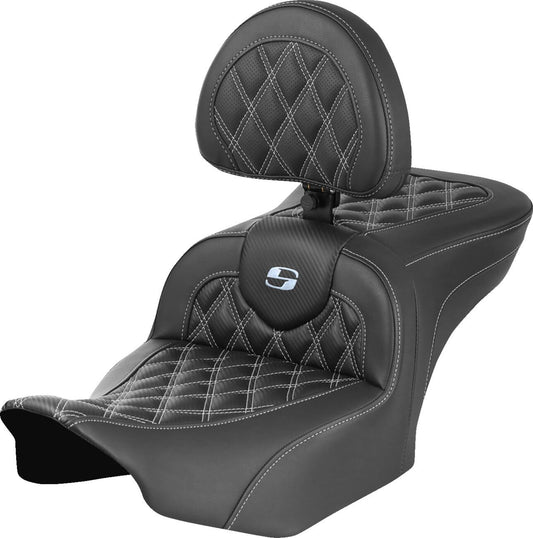 Saddlemen Roadsofa Stitch Seat With Backrest For HD FLTRXSE 1977 23-24 823-07-206B5