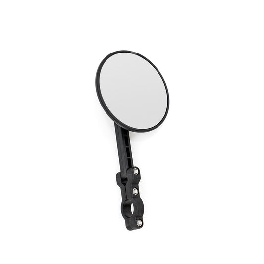 Daytona Handle Bar Clamp Mirror Round Adjustable Black ABS/Nylon 80917