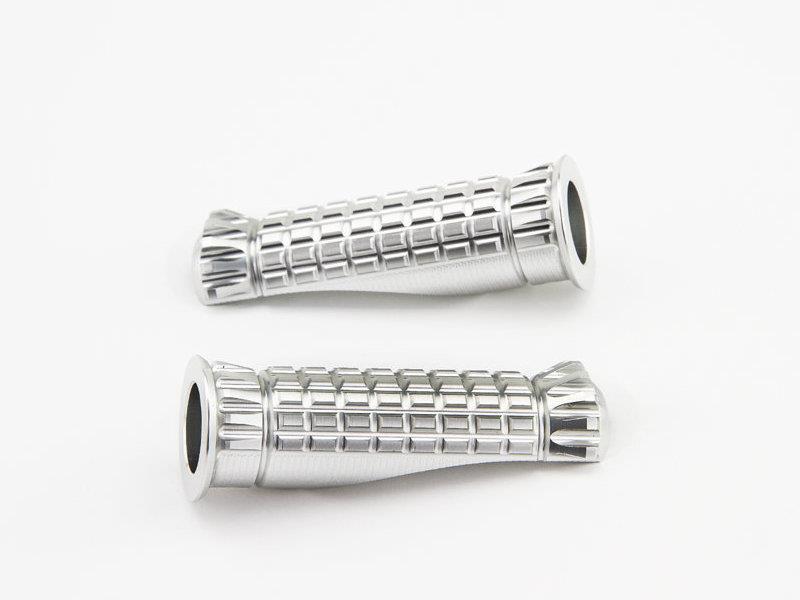 Puig R-Fighter Footpegs Silver 21995C