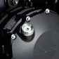 Daytona Bullet Oil Filler Cap M24xP3.0 Silver Aluminum with O-ring & Wire-lock 98409