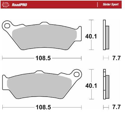 Moto-Master RoadPro Sinter Sport For BMW F 900 GS 1993-2026 403305