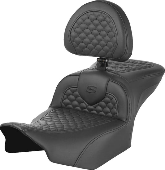 Saddlemen Dragon Scale Stitch Roadsofa Seat For Harley FLHX 23-26 823-07-208B0