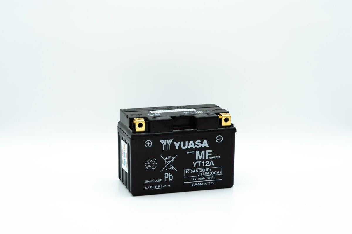 Yuasa Maintenance-Free Battery For Suzuki GSX-R 750 1997-2026 Black YT12A(WC)