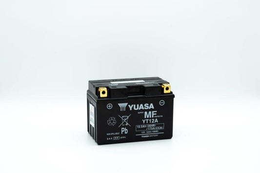Yuasa Maintenance-Free Battery For Suzuki GSX-R 750 1997-2026 Black YT12A(WC)
