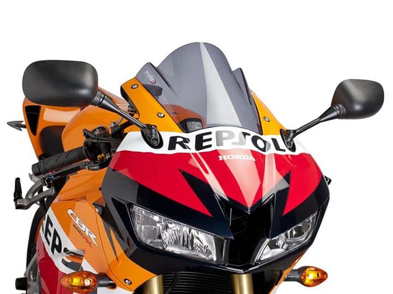 PUIG Z-Racing Screen Light Smoke for Honda CBR600 RR 13-16 6478H