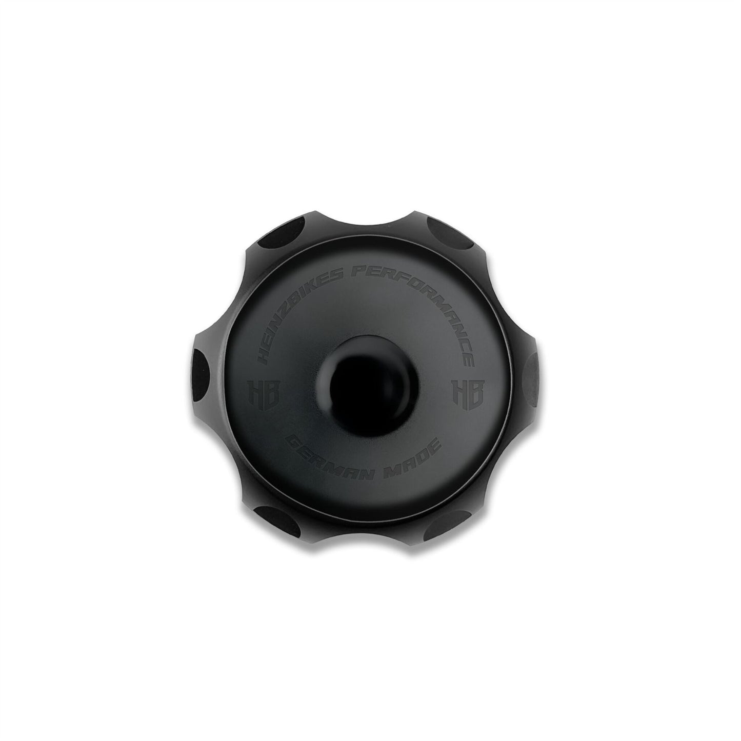 Heinz Bikes Performance Vented Gas Caps Black Aluminum HB-PVGC-B