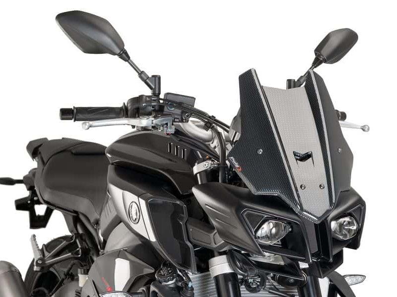 PUIG Touring Screen Carbon Look for Yamaha MT-10/MT-10 SP 16-21 8917C