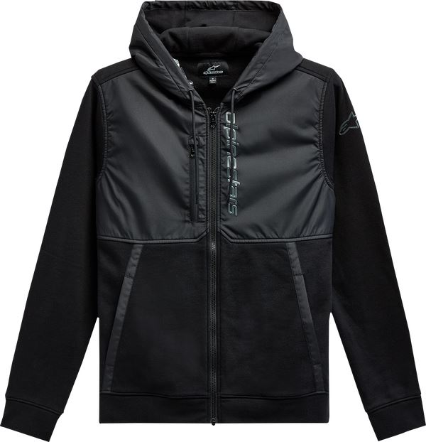 Alpinestars Asymmetrical Zip-Up Hoodie Black