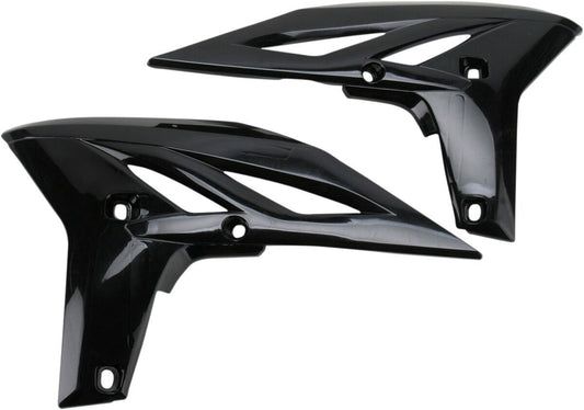 UFO RADIATOR COVERS YAMAHA YZF/WRF BLACK YA04828-001
