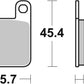 Sbs SI Offroad Sintered Brake Pads For Rieju TANGO 250 1986-2015 559SI