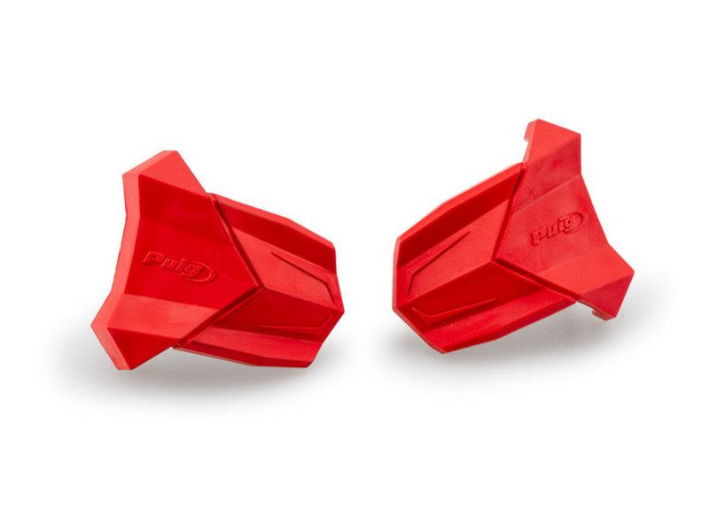 PUIG Rubber End For Frame Sliders R19 Red Universal 3148R