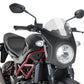 PUIG Retro Carbon Look Semi Fairing And Screen 195mm Clear for Suzuki SV 650 16-25 3170W
