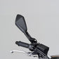 Daytona Black Right Side View D-MIRROR-12 Stem Set ECE-Approved Mirror 80722