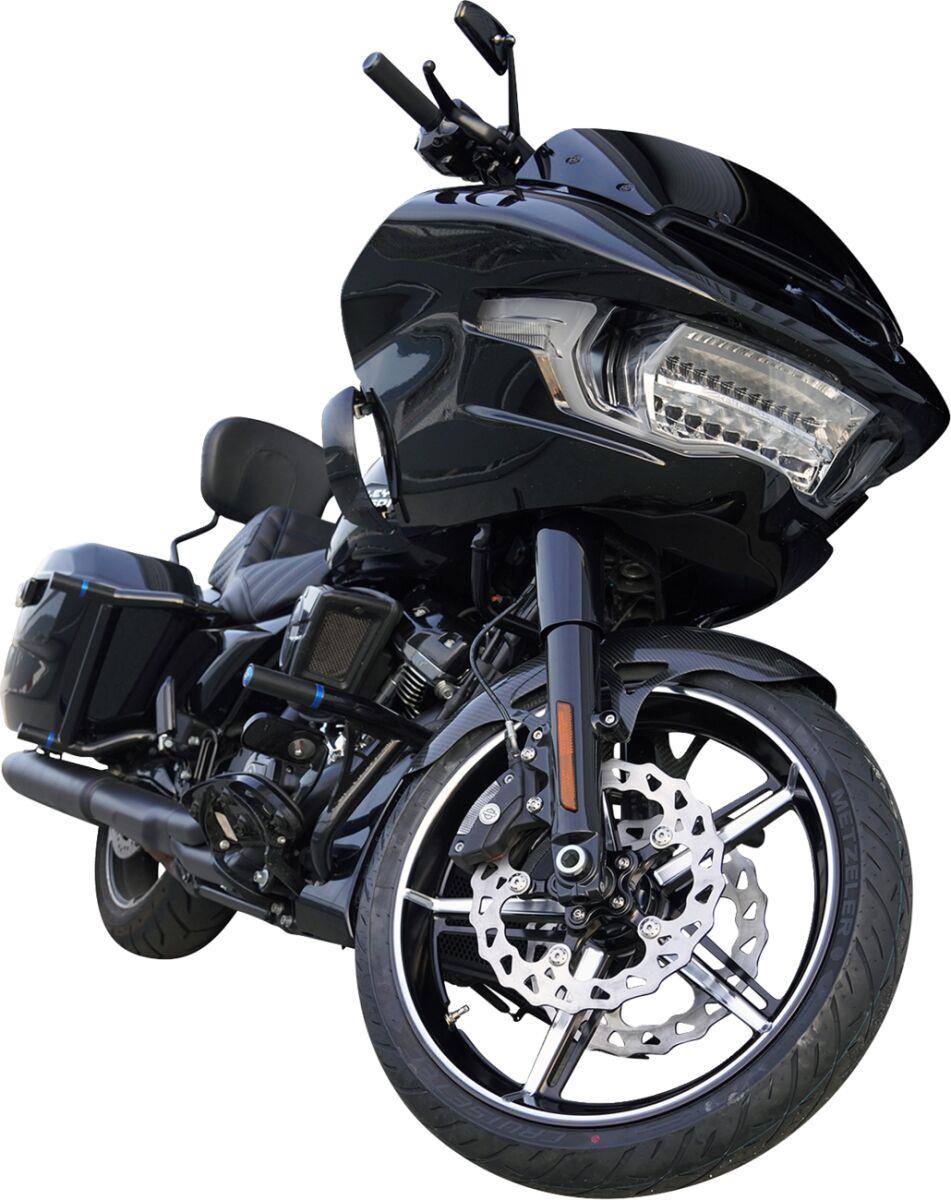 Arlen Ness Factory 24 Wheel 21x3.5" Black CC CNC Machined 6061-T6 71-422