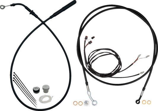 Fat Baggers Inc. EZ Install Kit For Harley FLHTK 1868 2019-2024 Black 219010-B