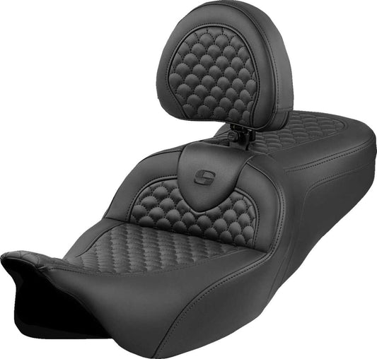 Saddlemen Dragon Scale Stitch Seat For Harley FLHRXS 2008-2025 808-07B-208B0